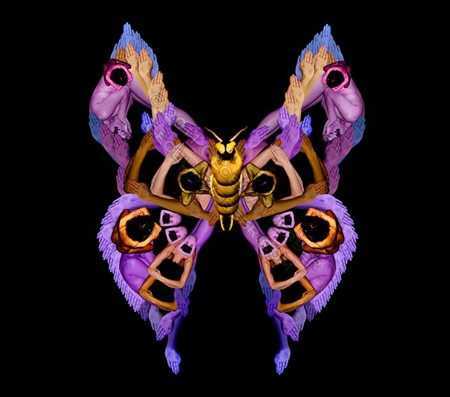 Ảnh: Tạo hình tuyệt đẹp trên cơ thể người mẫu