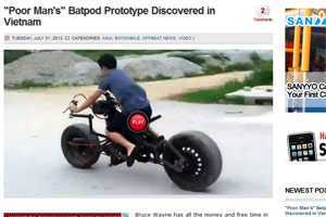 Báo nước ngoài cũng choáng với xe Batman chế ở Việt Nam