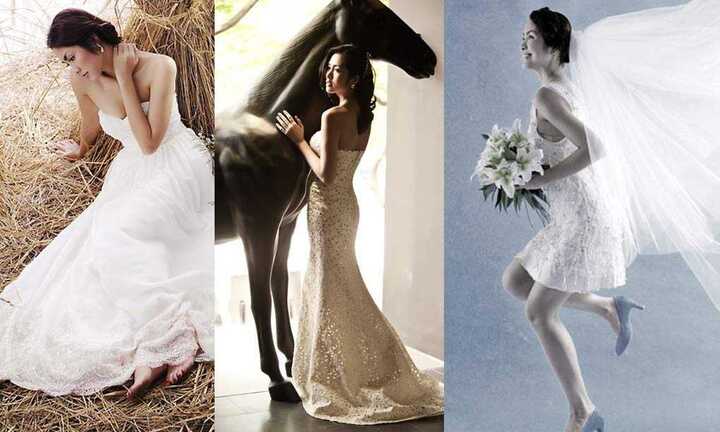 Tăng Thanh Hà mặc kiểu váy cưới nào đẹp nhất?