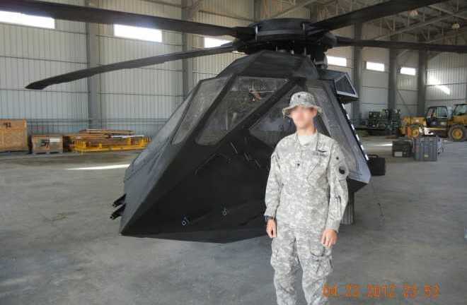 Lộ ảnh trực thăng tàng hình tuyệt mật của Mỹ