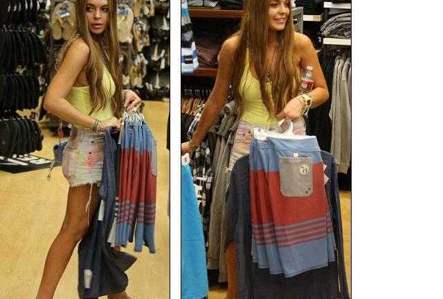 Lindsay Lohan tiêu gần 3000 USD một lần mua sắm