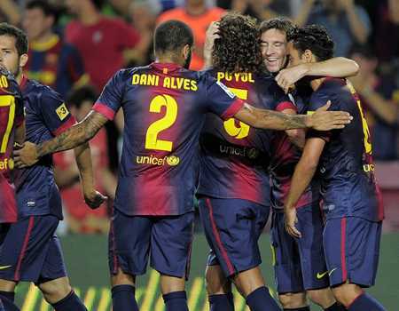 Messi lập cú đúp, Tito Vilanova khởi đầu như mơ