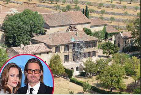 Angelina Jolie và Brad Pitt tất bật tu sửa lâu đài