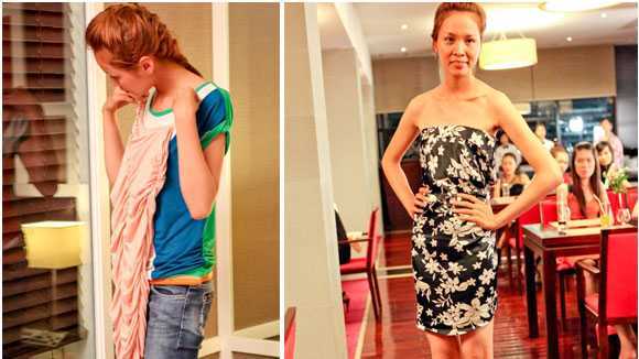 Top Model: 'Chân dài thôn quê' biến áo sơmi thành váy