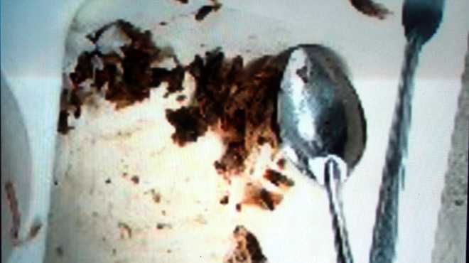 Phát hiện giòi trong cơm của công nhân