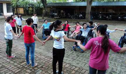 500 người khuyết tật tham gia nhảy Flashmob