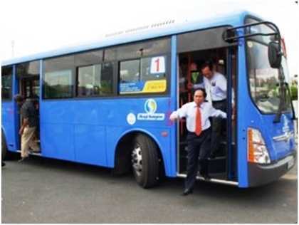 Việt Nam sắp trình làng xe buýt siêu tiết kiệm xăng