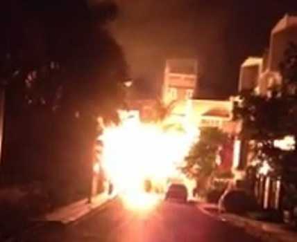 Hà Nội: Nổ bể chứa khí gas, nhiều biệt thự cháy đen