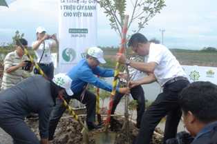 Vinamilk tiếp tục chương trình Qũy 1 triệu cây xanh