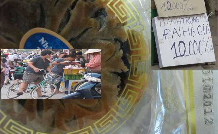 Sau Trung thu, bánh chuột gặm, mốc xanh đầy thị trường