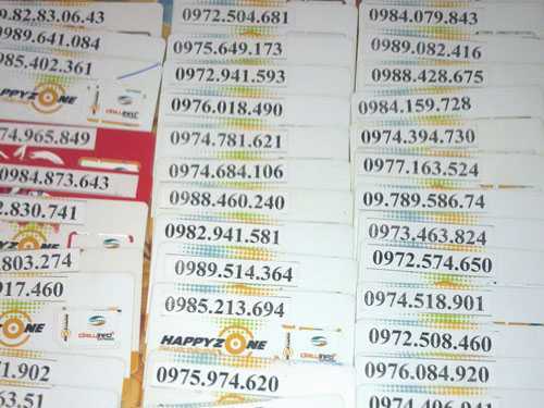 Bán tháo SIM số đẹp