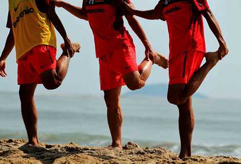 Cảnh tượng hiếm thấy về cuộc 'hành xác' của ĐTVN