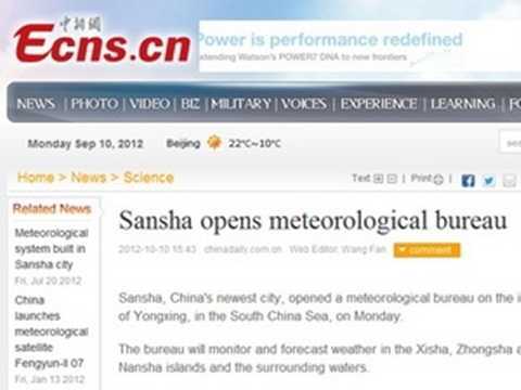 Phản đối Bắc Kinh lập phòng khí tượng ở Hoàng Sa