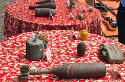 Ảnh: Mục sở thị 'bẫy giết người' hoen gỉ dưới lòng đất