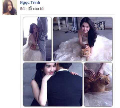 Ngọc Trinh chuẩn bị lên xe hoa?