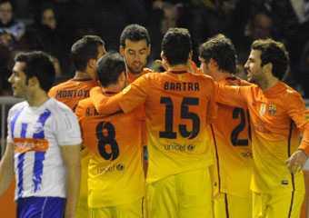 Cất Messi, Barca vẫn mở màn hoành tráng ở Cúp nhà Vua