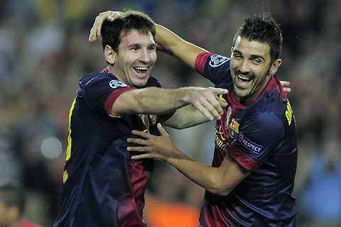 Messi, Villa cưỡi chổi, đáp xuống Barcelona