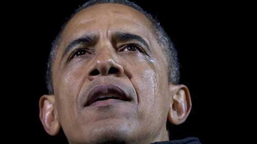 Video: Obama rơi lệ trong cuộc chạy đua vào Nhà Trắng