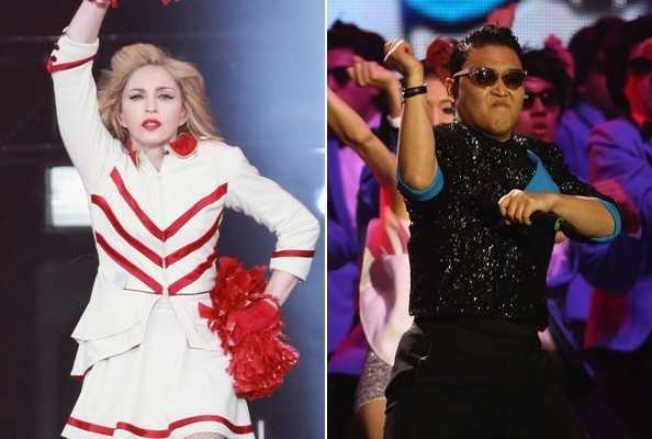 Madonna nhảy Gangnam Style cực sung cùng PSY