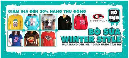 Thời trang Bò Sữa: Giảm tới 20% hàng thu đông