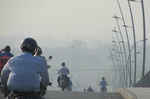 Sương mù bao phủ TP.HCM