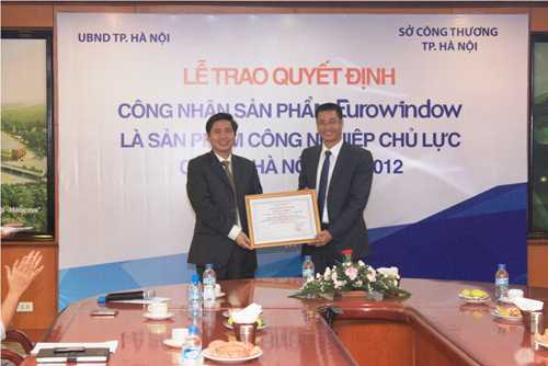 Eurowindow - sản phẩm công nghiệp chủ lực năm 2012