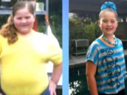 Bị chế giễu, cô bé giảm 30kg