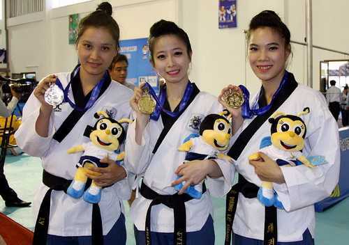 Dùng tuyển thủ vô địch thế giới thi đại hội sinh viên