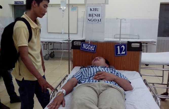 Bảo vệ Lotte Mart đánh nhân viên giao hàng phải đi viện