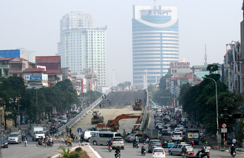 Mừng - Lo những công trình giao thông tạm ở Thủ đô