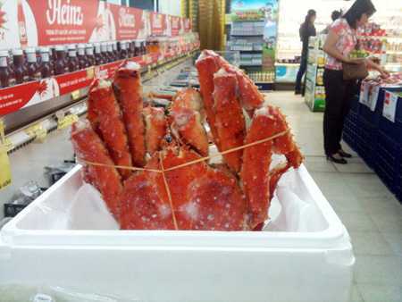 Cua hoàng đế 5,5 triệu/con 'cháy' hàng