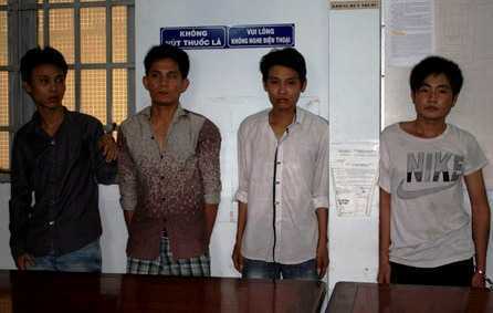 Băng cướp xe SH của CSGT sa lưới