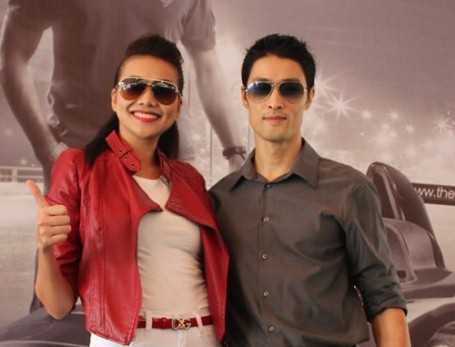 Thanh Hằng tình tứ với Trí Nguyễn bên dàn siêu xe