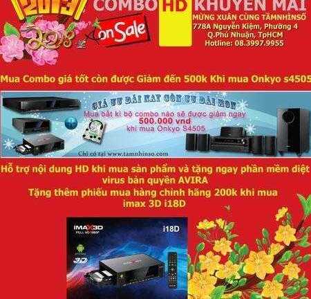 Mua sản phẩm HD với 4 lần ưu đãi tại tamnhinso.com