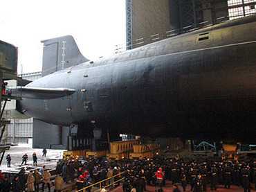 Siêu tàu ngầm lớp Borei thứ 3 của Nga bắt đầu lặn nước