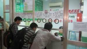 Găm vé xe tết, chuyện có thực?