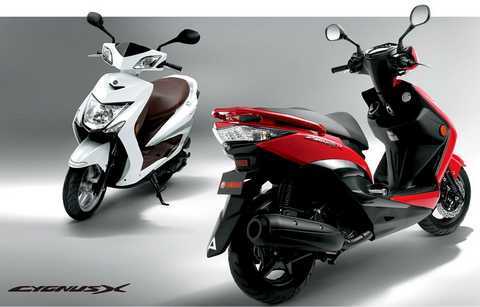 Cận cảnh xe ga mới Yamaha Cygnus-X 2013