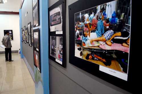 Ảnh: Vạ vật ngủ gầm giường, hành lang bệnh viện