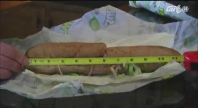 Làm thiếu chiều dài bánh mì, bị khách hàng kiện ra tòa