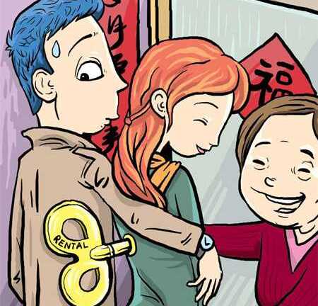 Chi tiền triệu thuê... mẹ chồng dịp Tết