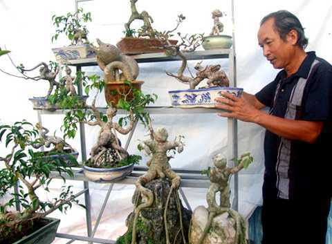 Tận mắt siêu phẩm 'độc' từ bon sai