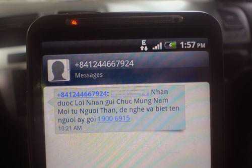 Cảnh giác tin nhắn lừa đảo 'chúc mừng năm mới'