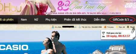 Giảm giá tới 80% toàn bộ sản phẩm trên OHay.vn