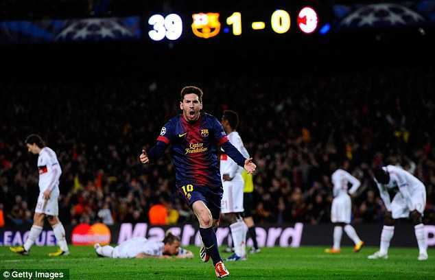 Messi tỏa sáng, Barca loại Milan không tưởng