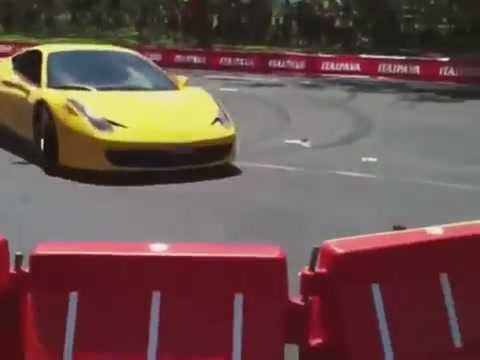 Siêu xe Ferrari biến sự kiện quảng bá thành vụ tai nạn