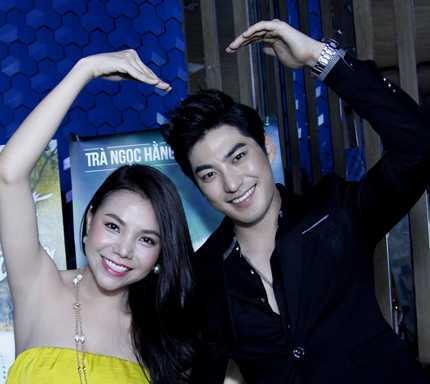 Trà Ngọc Hằng úp mở tình cảm với bạn diễn Hàn Quốc