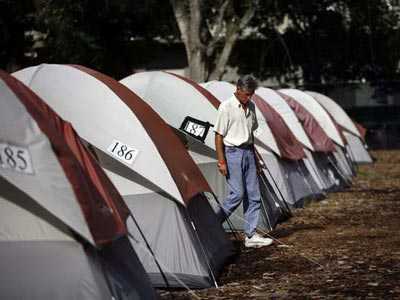 'Thành phố lều trại' có một không hai ở Mỹ