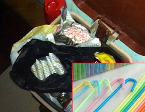 'Nữ quái' chuyên giấu ma túy trong ống hút sa lưới