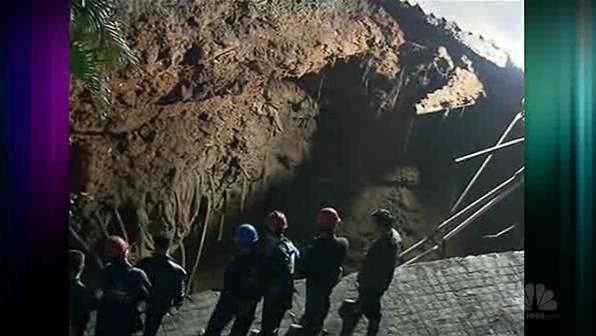 Camera ghi cảnh hố đen chôn vùi người đàn ông xấu số