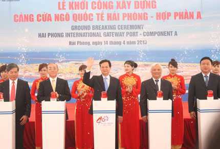 Khởi công Cảng cửa ngõ Quốc tế Hải Phòng